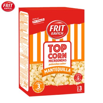 Palomitas Microondas Mantequilla Pack 3 Uds. (12Uds)