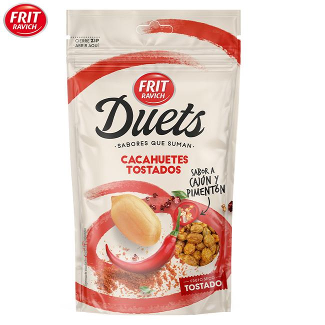 Doypack Cacahuete cajún  120 Grs. (1Uds)