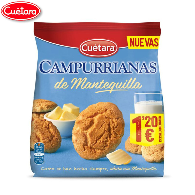Campurrianas Mantequilla 1'20 EUR (7Uds)