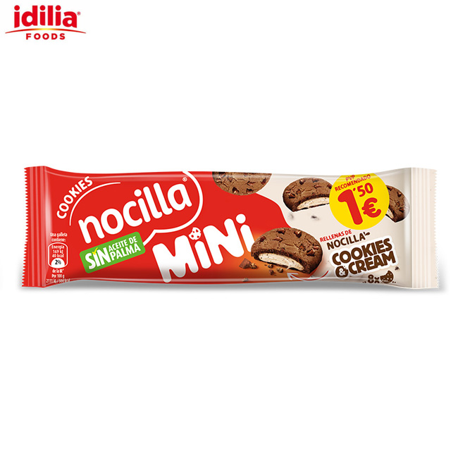 Nocilla cream mini cookie 1'50 EUR (12Uds)