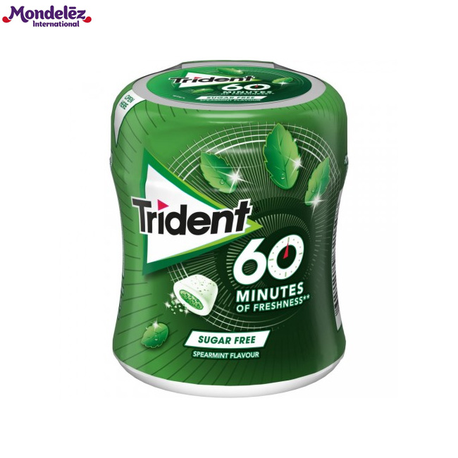 Trident 60 minutos Bote Hierbabuena (6Uds)