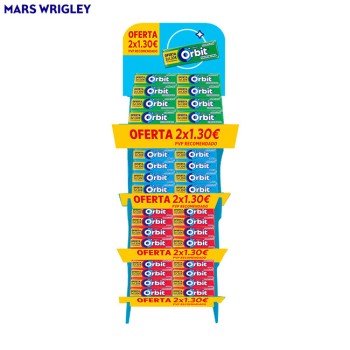 Orbit Acción: 2 x 1'30 EUR 152 Uds. (LOTE)