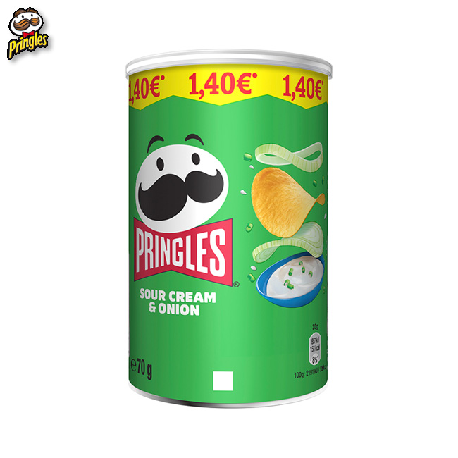 Pringles Sour Cream 70 Grs. (12Uds)