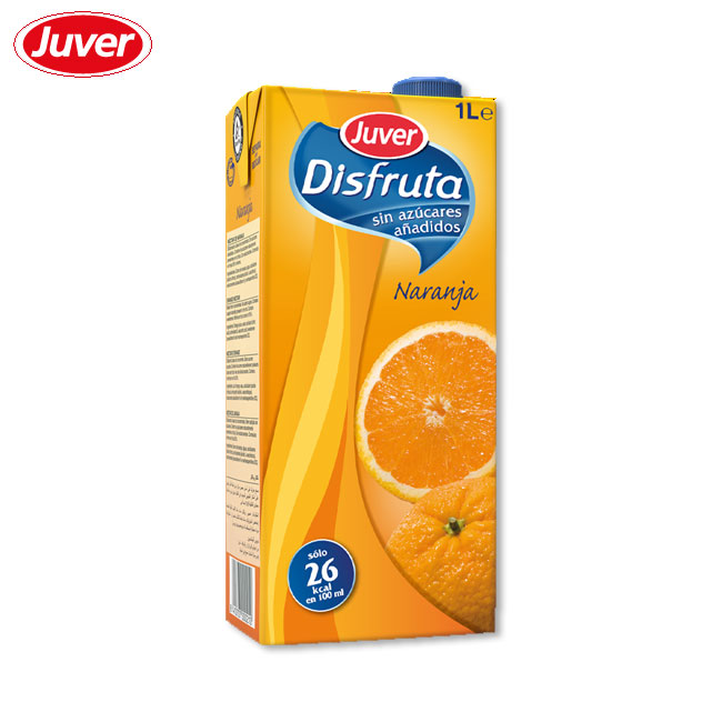 Juver Distruta Naranja 1 Litro (12Uds)